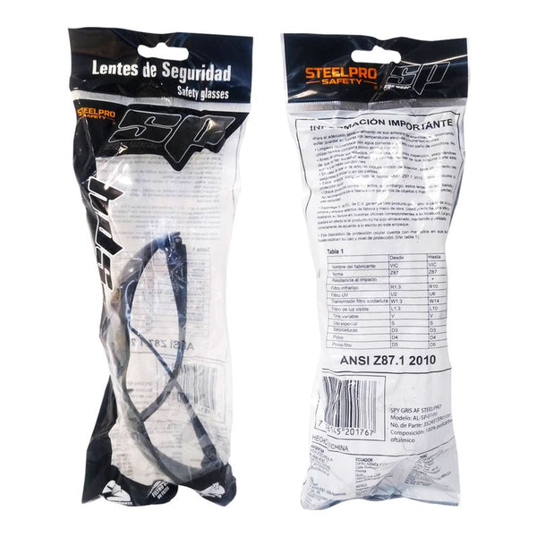 Lente Spy Gris Af SteelPro
