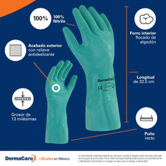 Guante Látex (Nitrilo) Derma 67-175