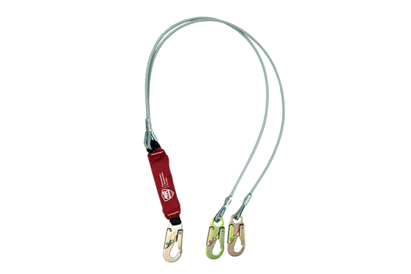 Linea de Vida Amortiguador de Caída Doble Cable de Acero MR Mod.SP1033