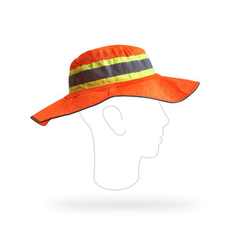 Sombrero de Alta Visibilidad Naranja