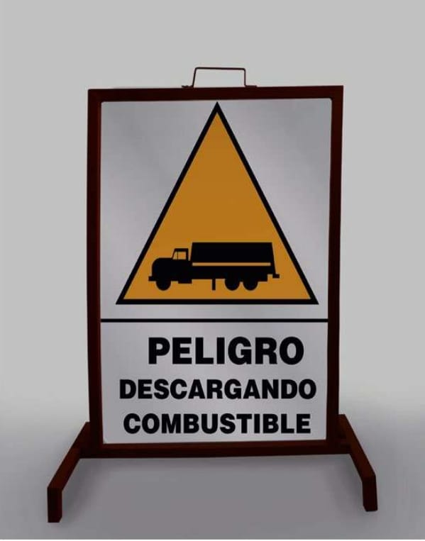 Caballete para señales