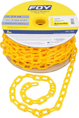 Cadena Plástica Amarilla 25mts Foy