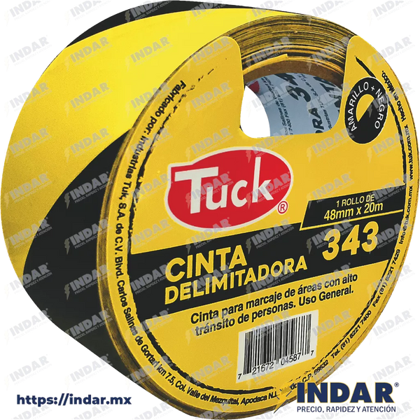 Cinta Delimitadora Amarillo/Negro TUK