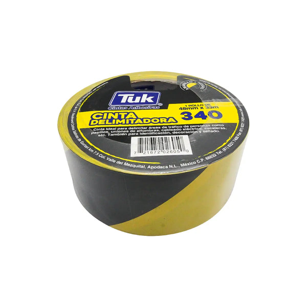 Cinta Delimitadora Amarillo/Negro TUK
