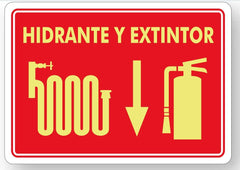 Señalamiento Hidrante y Extintor Mod.16