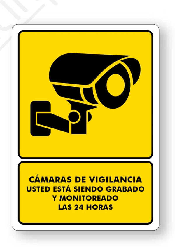 Señalamiento Cámaras de Vigilancia Usted... Mod.486