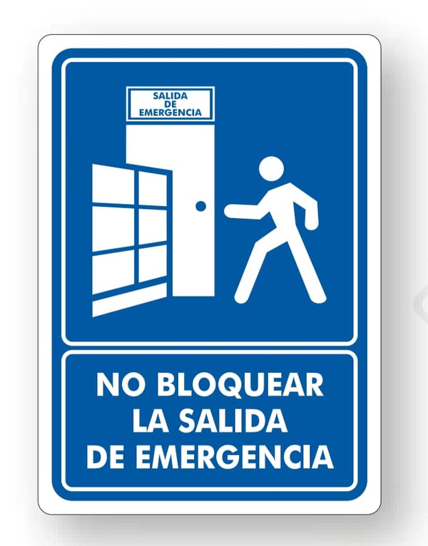 Señalamiento No Bloquear la Salida Mod.738