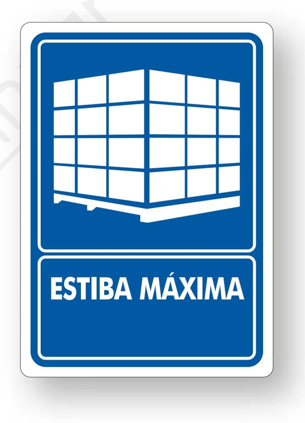 Señalamiento Estiba Máxima Mod.742
