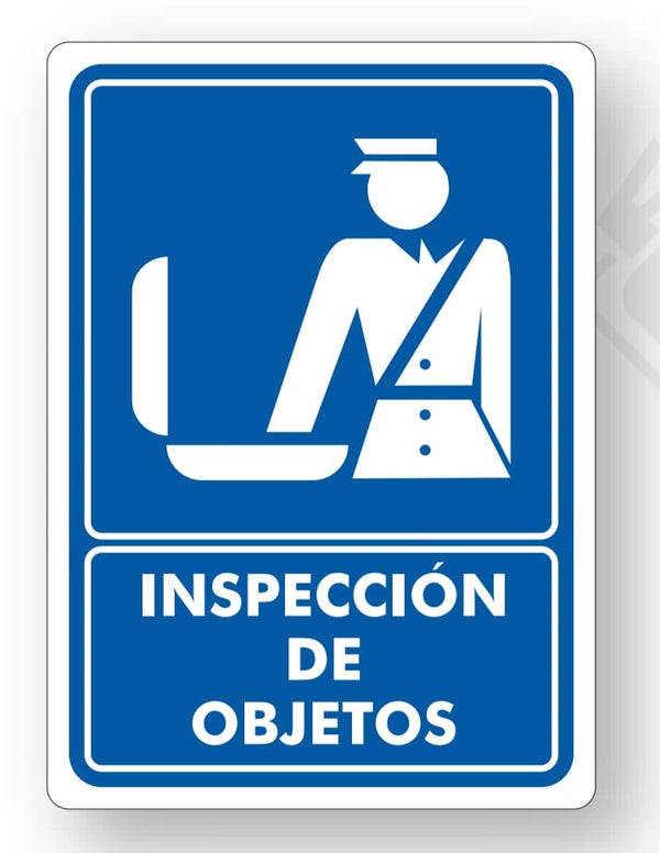 Señalamiento Inspección de Objetos Mod.743