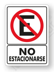 Señalamiento No Estacionarse Mod.801