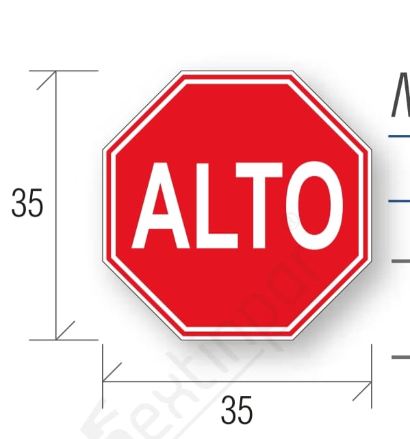 Señalamiento Alto Mod.803