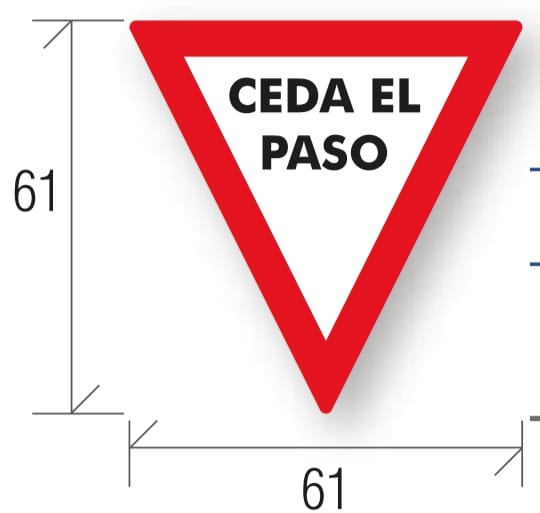 Señalamiento Ceda el Paso Mod.812