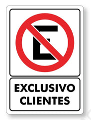 Señalamiento Exclusivo Clientes Mod.829