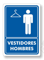 Señalamiento Vestidores Hombres Mod.A701