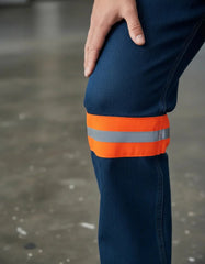 Pantalón de Mezclilla Con Reflejante